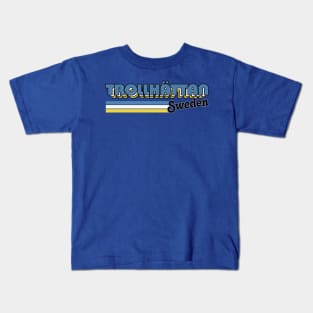 Trollhättan, Sweden // Saab Lover Retro Design Kids T-Shirt